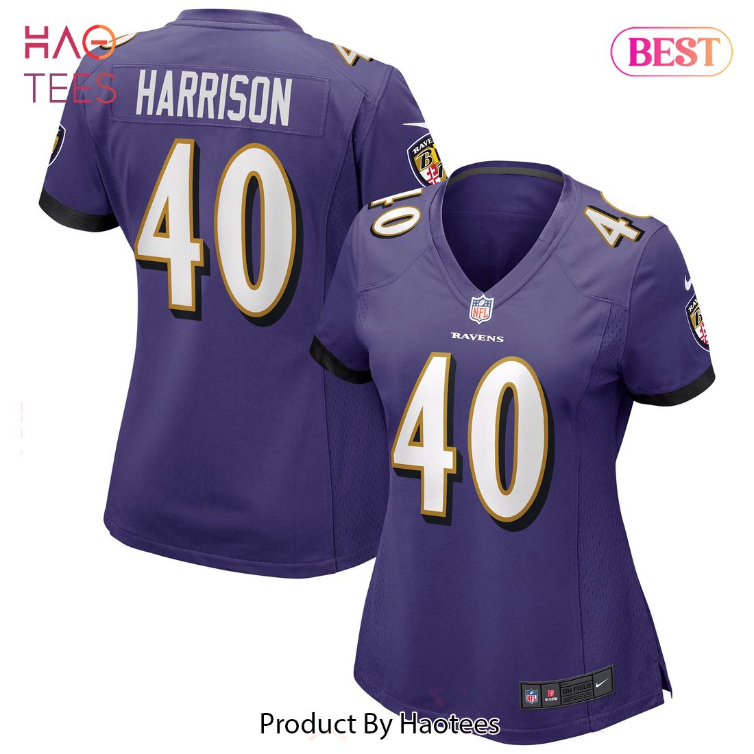 Malik Harrison Baltimore Ravens Nike Women’s Game Jersey Purple Luxury Store