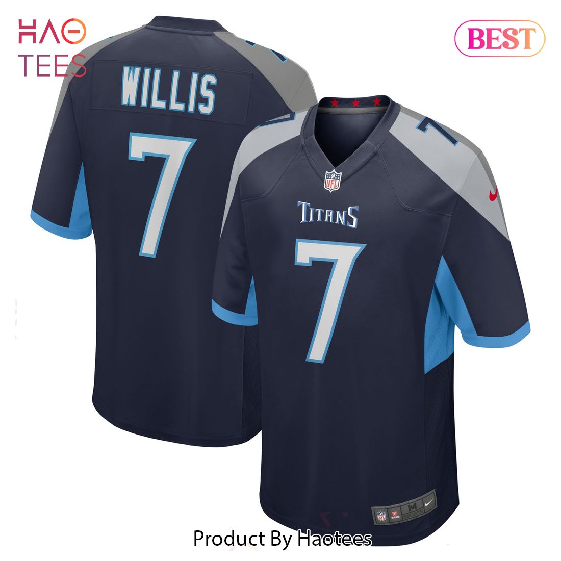 Malik Willis Tennessee Titans Nike 2022 NFL Draft Pick Player Game Jersey  Navy