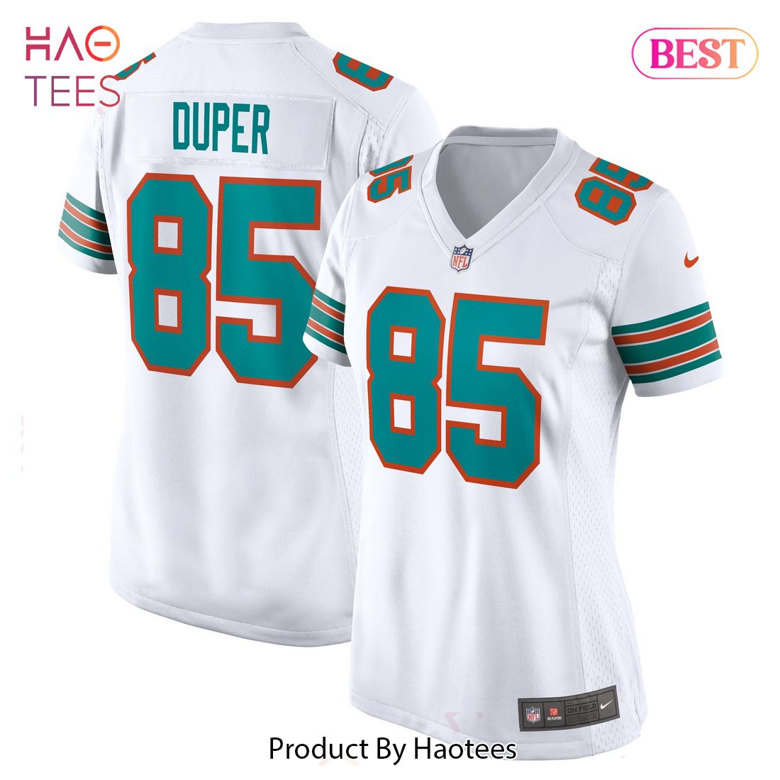 Women's Miami Dolphins Mark Duper Nike Aqua Retired Player Jersey