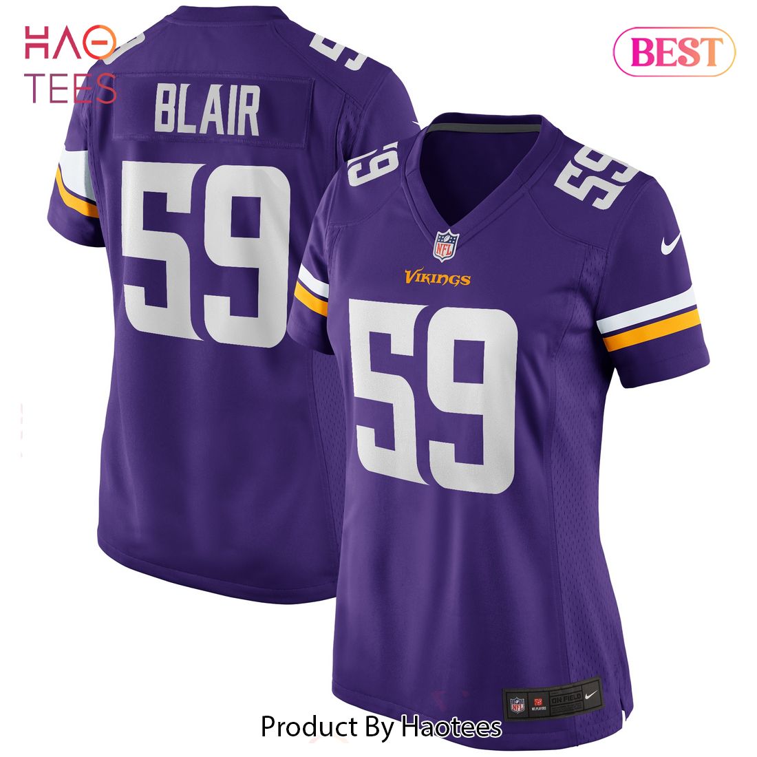 Matt Blair Minnesota Vikings Nike Women’s Game Retired Player Jersey Purple Luxury Store