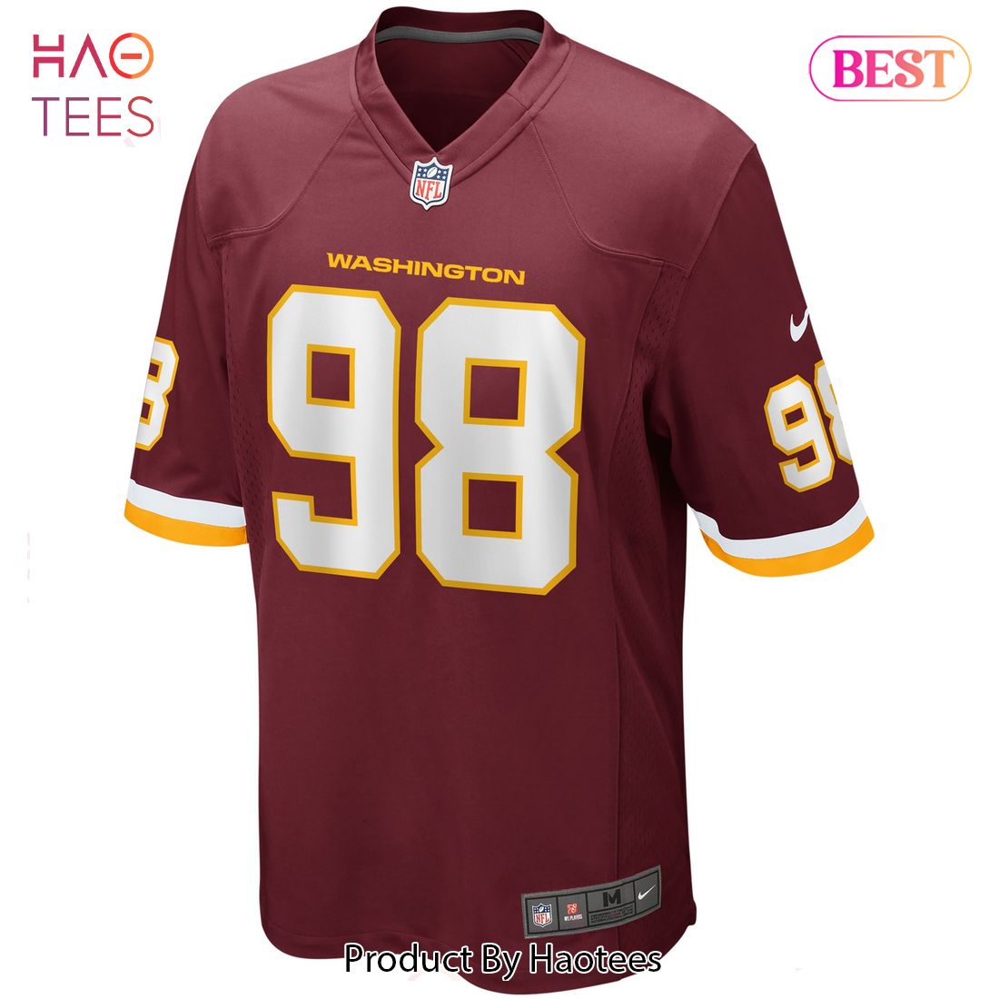 Matt Ioannidis Washington Football Team Nike Player Game Jersey Burgundy Luxury Store