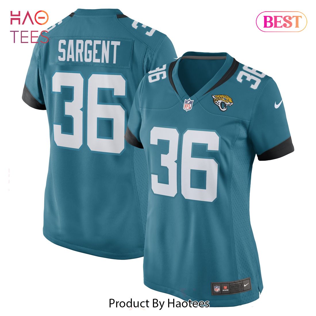 Mekhi Sargent Jacksonville Jaguars Nike Women’s Game Player Jersey Teal Luxury Store