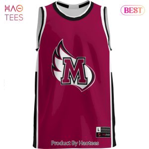 Meredith College Avenging Angels Basketball Jersey Maroon