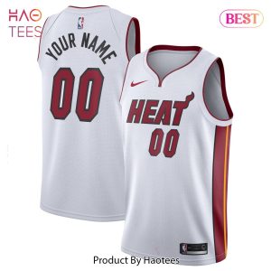 Miami Heat Nike 2020 21 Swingman Custom Jersey Association Edition White Miami Heat Nike 2020 21 Swingman Custom Jersey Association Edition White