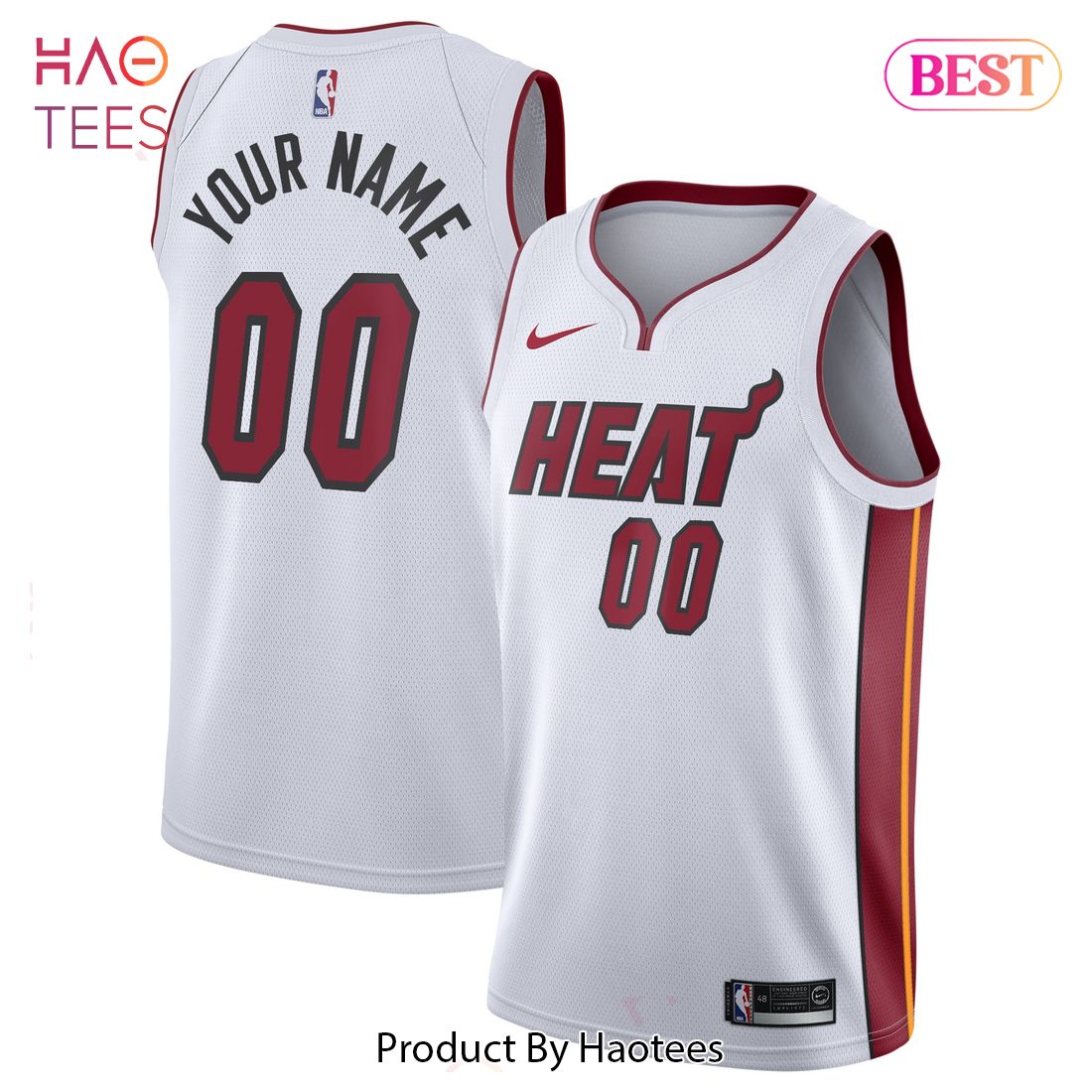 Miami Heat Nike 2020 21 Swingman Custom Jersey Association Edition White Luxury Store