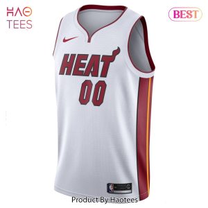 Miami Heat Nike 2020 21 Swingman Custom Jersey Association Edition White