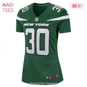 Michael Carter II New York Jets Nike Women’s Game Jersey Gotham Green