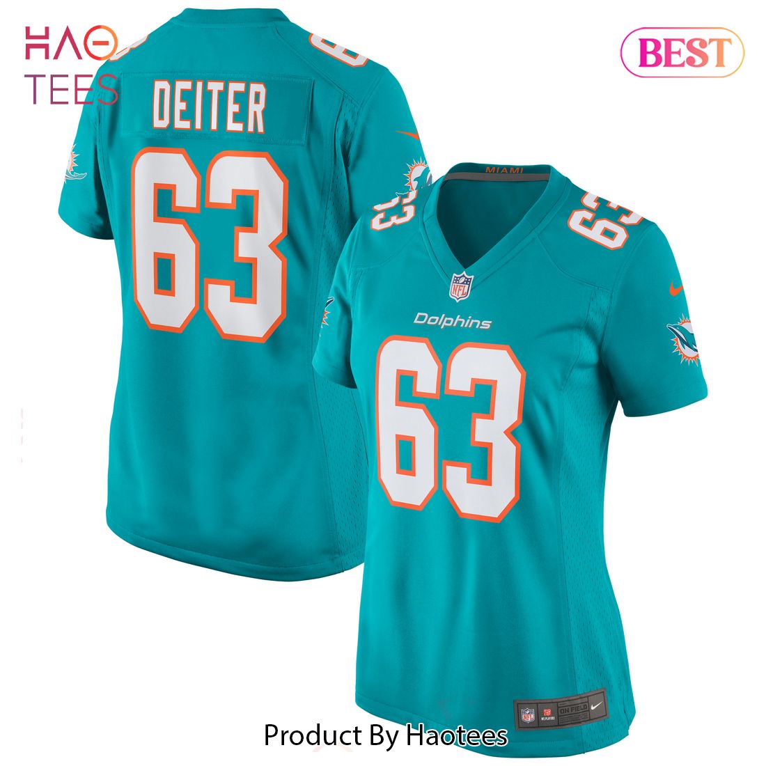 Michael Deiter Miami Dolphins Nike Women’s Game Jersey Aqua Luxury Store