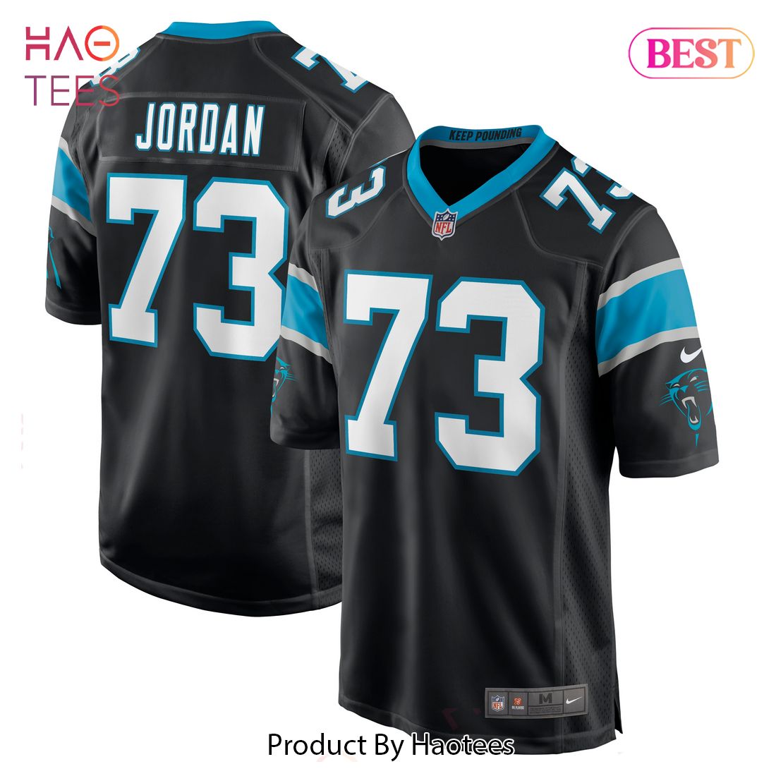 Michael Jordan Carolina Panthers Nike Game Jersey Black Luxury Store