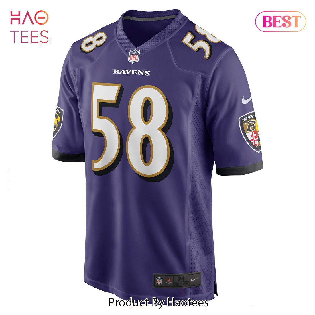 Michael Pierce Baltimore Ravens Nike Player Game Jersey Purple Luxury Store