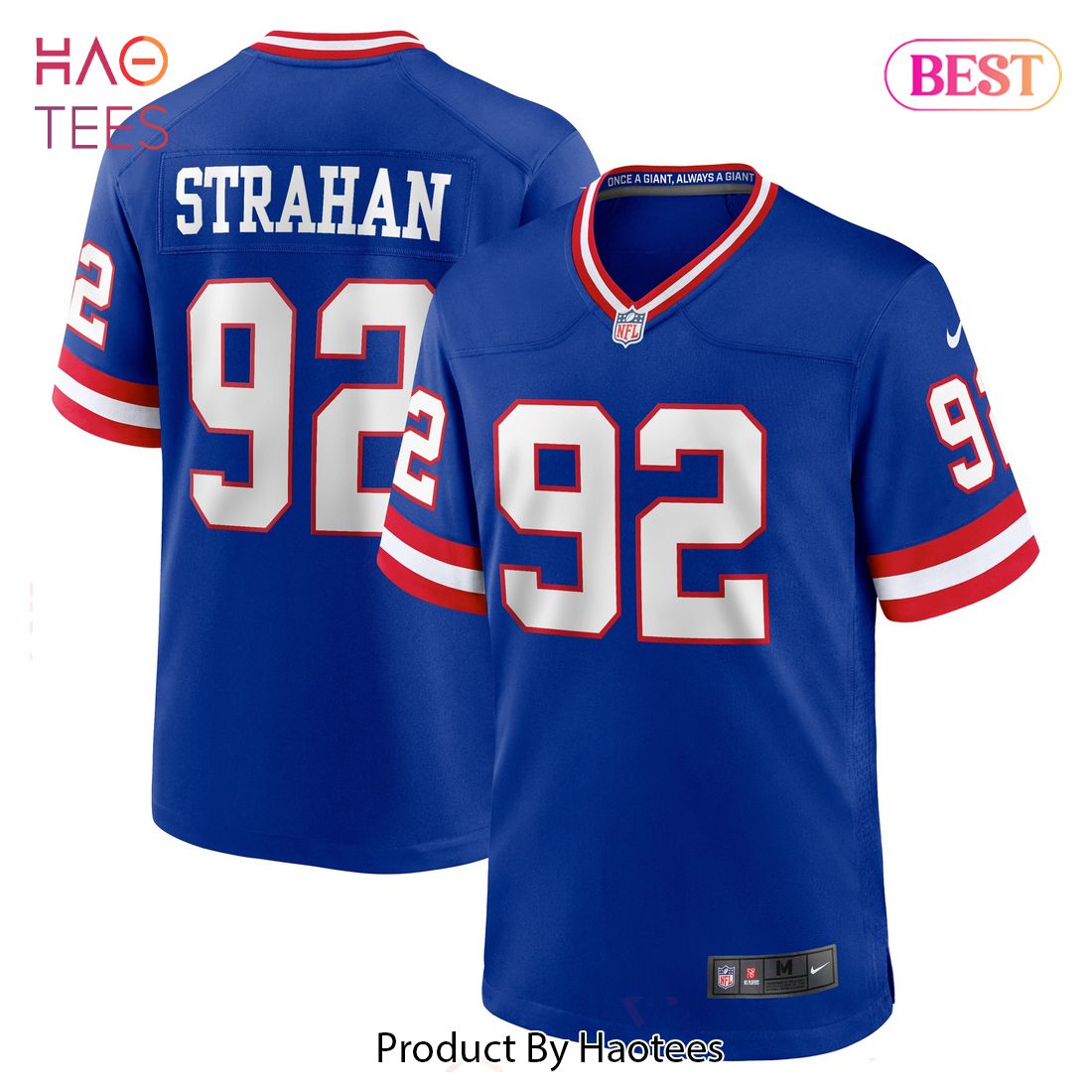 Michael Strahan New York Giants Nike Classic Retired Player Game Jersey Royal Luxury Store