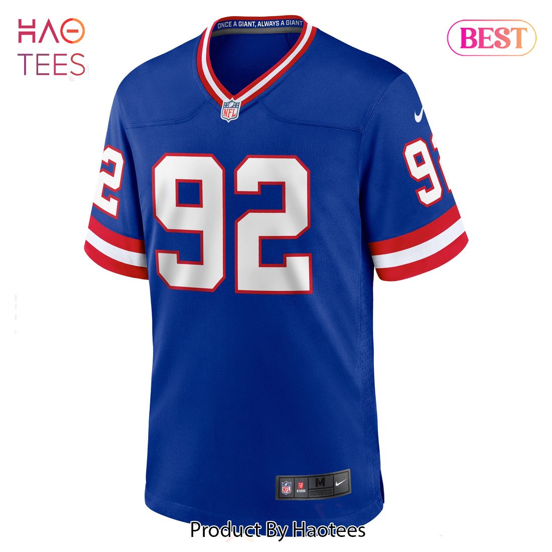 Michael Strahan New York Giants Nike Classic Retired Player Game Jersey Royal Luxury Store