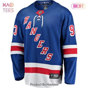 Mika Zibanejad New York Rangers Fanatics Branded Home Breakaway Player Game Jersey Blue