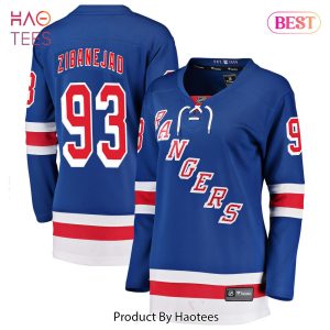 Mika Zibanejad New York Rangers Fanatics Branded Women’s Breakaway Player Jersey Blue