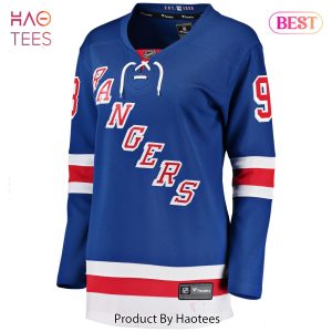 Mika Zibanejad New York Rangers Fanatics Branded Women’s Breakaway Player Jersey Blue