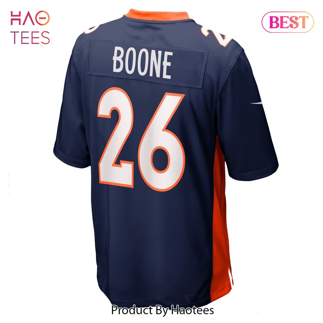 Mike Boone Denver Broncos Nike Home Game Player Jersey Navy