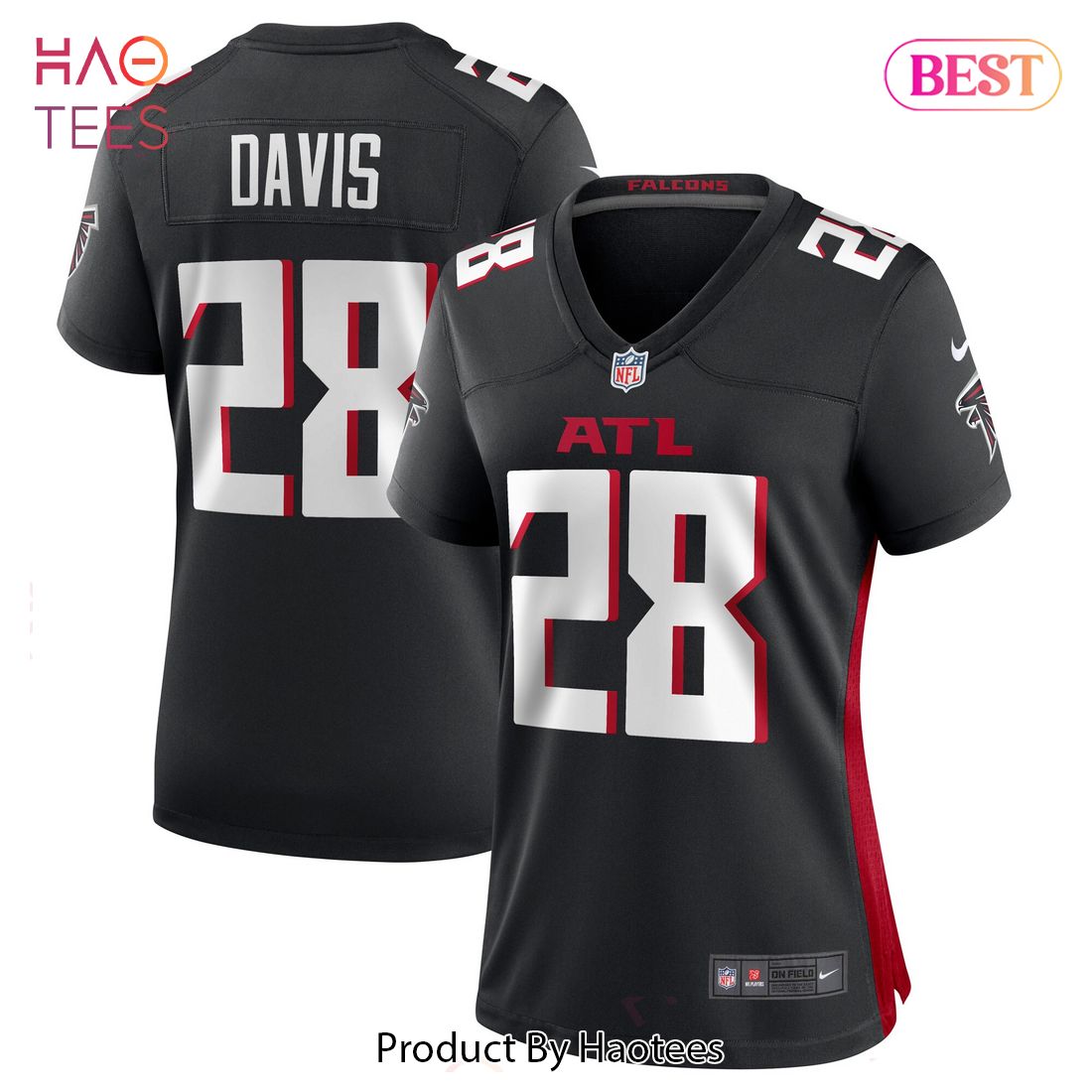 Mike Davis Atlanta Falcons Nike Women’s Game Player Jersey Black Luxury Store