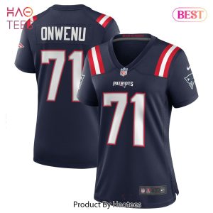 Mike Onwenu New England Patriots Nike Women’s Team Game Jersey Navy