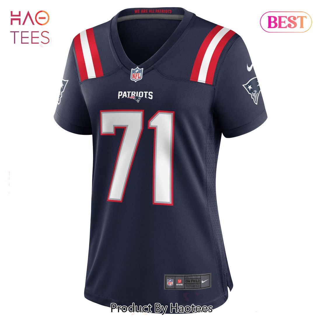 Mike Onwenu New England Patriots Nike Women’s Team Game Jersey Navy Luxury Store