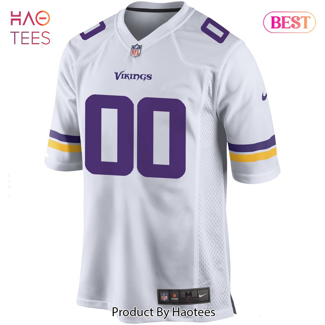 Minnesota Vikings Nike Custom Game Jersey White Luxury Store