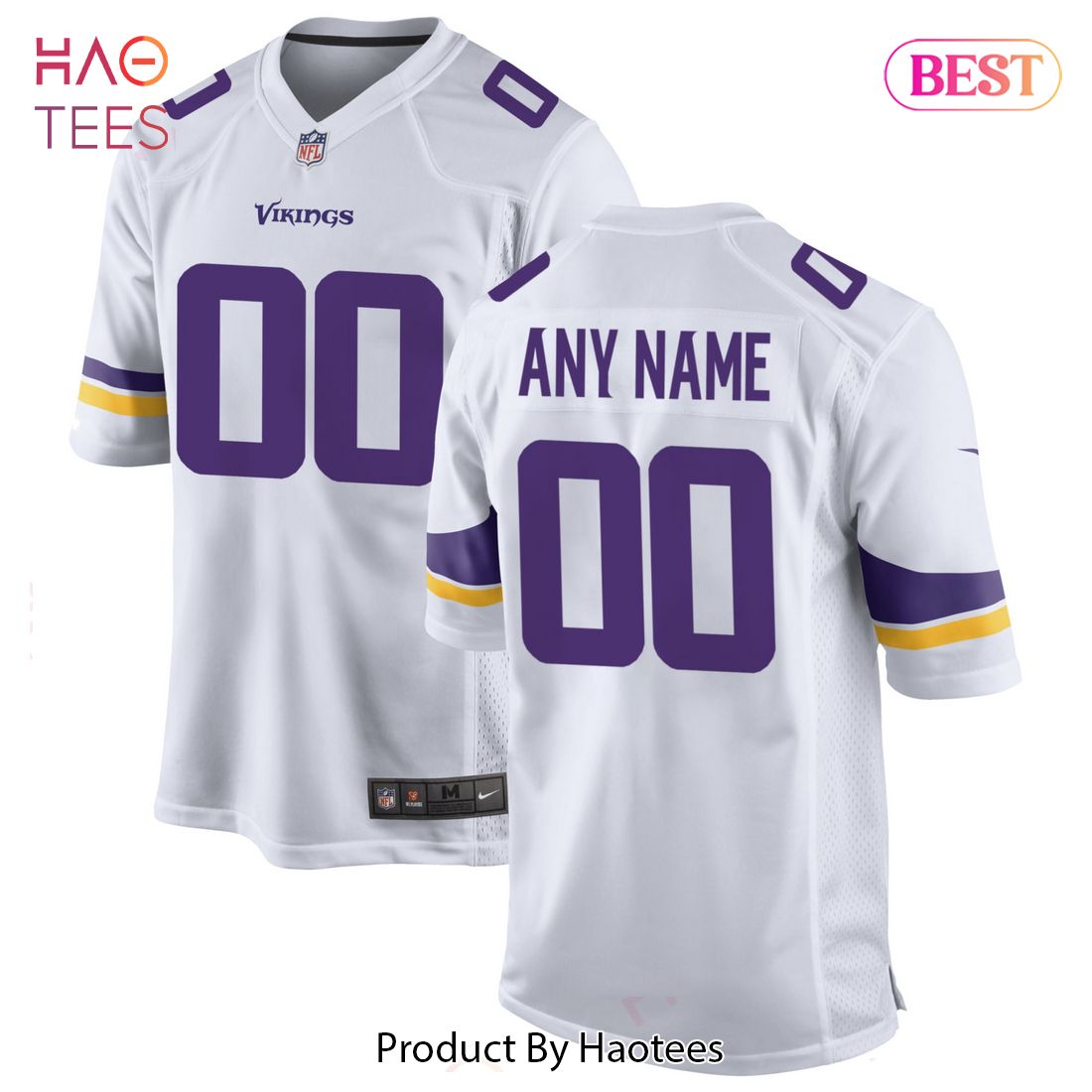 Minnesota Vikings Nike Women's Classic Custom Game Jersey - Purple