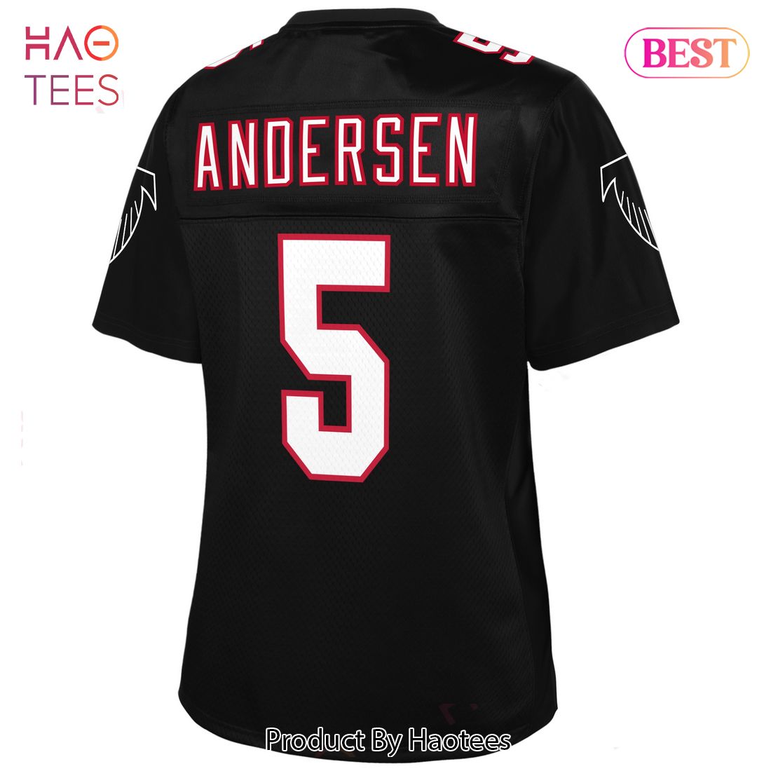 Morten Andersen New Orleans Saints Nike Women's Game Retired Player Jersey  - Black