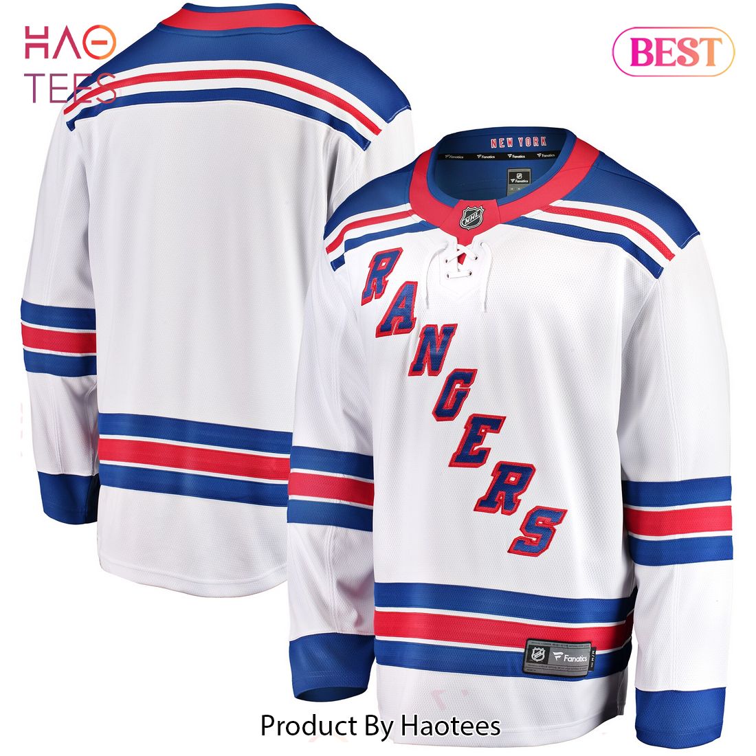 New York Rangers Fanatics Branded Breakaway Away Jersey White