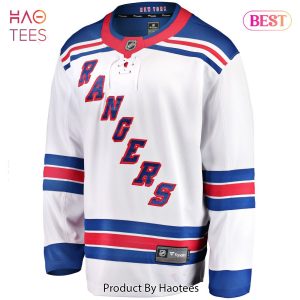 New York Rangers Fanatics Branded Breakaway Away Jersey White