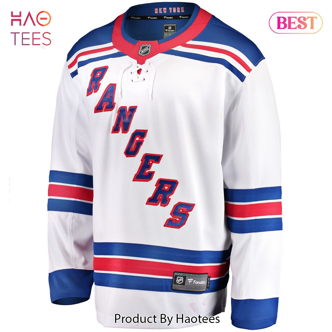 New York Rangers Fanatics Branded Breakaway Away Jersey White New York Rangers Fanatics Branded Breakaway Away Jersey White