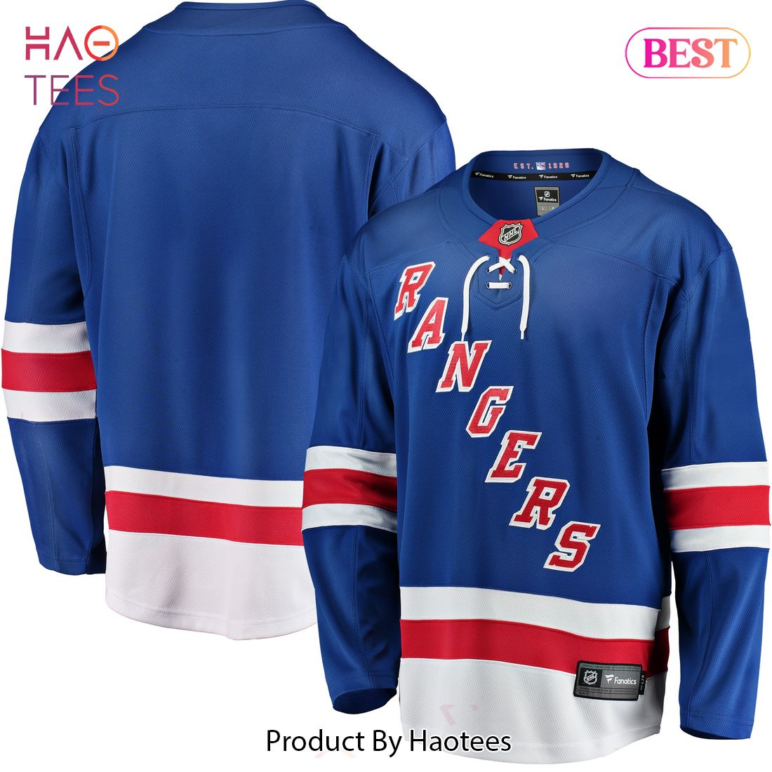 New York Rangers Fanatics Branded Breakaway Home Jersey Blue