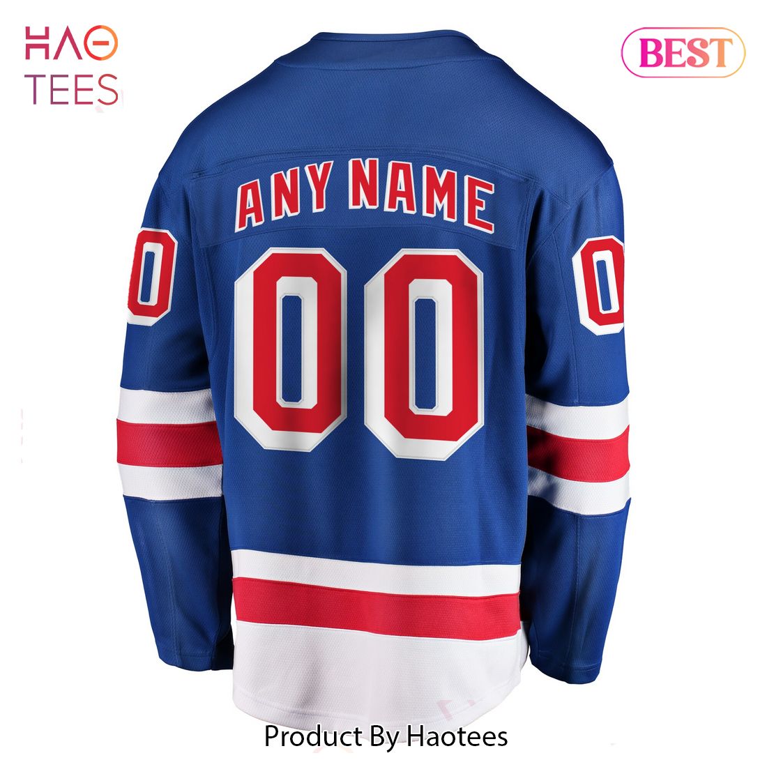New York Rangers Fanatics Branded Home Breakaway Custom Jersey Blue New York Rangers Fanatics Branded Home Breakaway Custom Jersey Blue