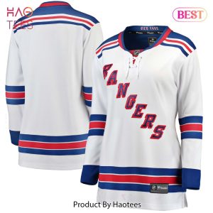 New York Rangers Fanatics Branded Women’s Away Breakaway Jersey White New York Rangers Fanatics Branded Women’s Away Breakaway Jersey White