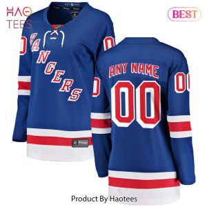 New York Rangers Fanatics Branded Women’s Home Breakaway Custom Jersey Blue New York Rangers Fanatics Branded Women’s Home Breakaway Custom Jersey Blue