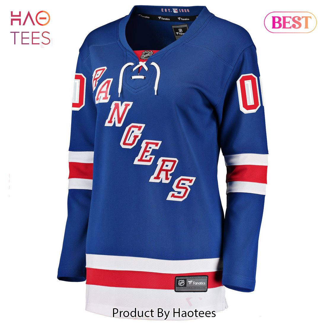 New York Rangers Fanatics Branded Women's Home Breakaway Custom Jersey Blue New York Rangers Fanatics Branded Women's Home Breakaway Custom Jersey Blue