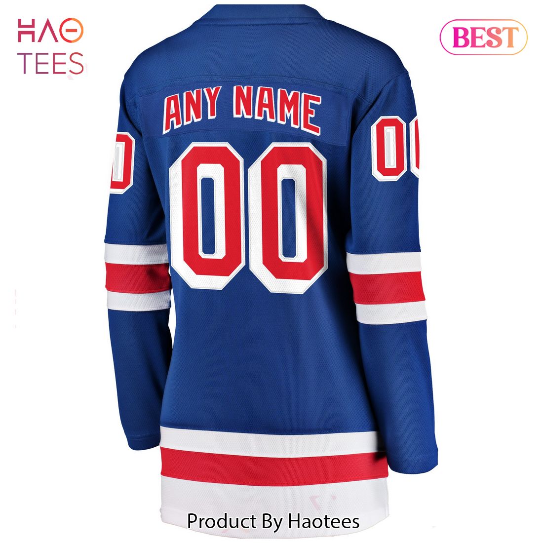New York Rangers Fanatics Branded Women's Home Breakaway Custom Jersey Blue New York Rangers Fanatics Branded Women's Home Breakaway Custom Jersey Blue