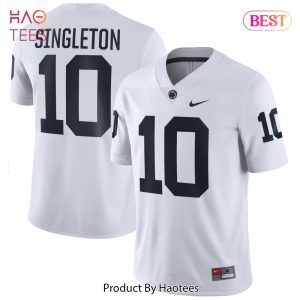 Nicholas Singleton Penn State Nittany Lions Nike NIL Replica Football Jersey White Nicholas Singleton Penn State Nittany Lions Nike NIL Replica Football Jersey White