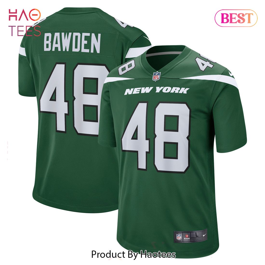 Nick Bawden New York Jets Nike Game Player Jersey Gotham Green Luxury Store