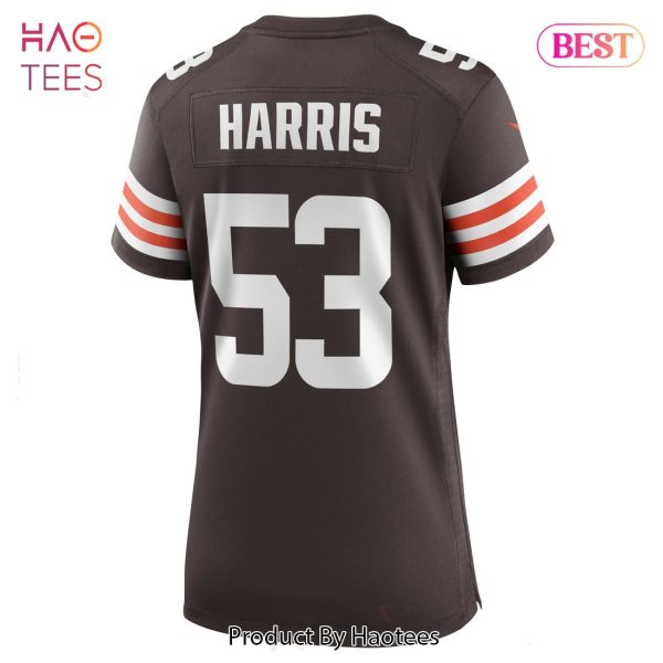 Nick Harris Cleveland Browns Nike Women’s Game Jersey Brown