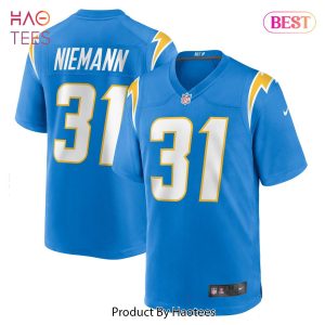 Nick Niemann Los Angeles Chargers Nike Game Player Jersey Powder Blue Nick Niemann Los Angeles Chargers Nike Game Player Jersey Powder Blue