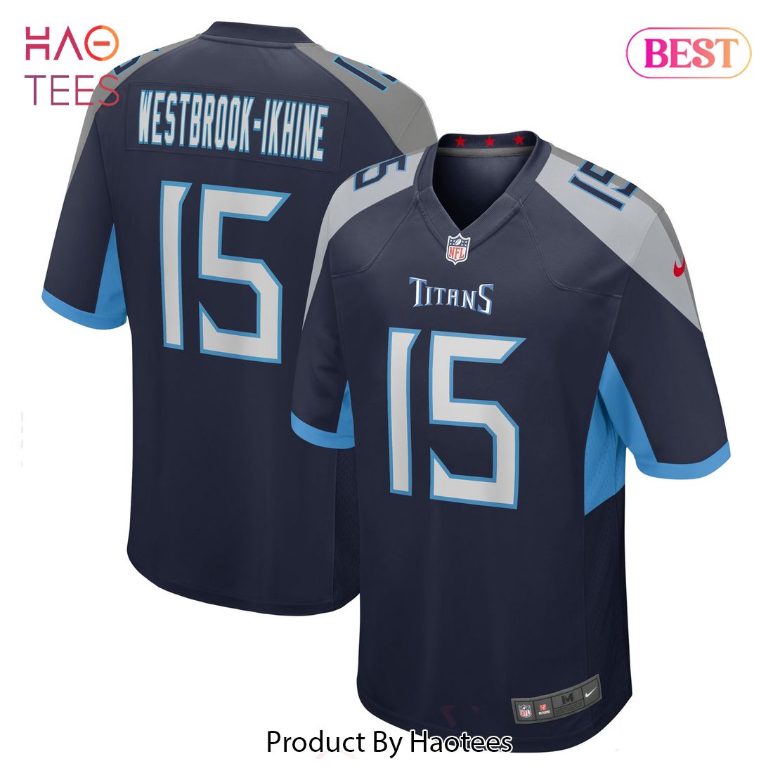 Nick Westbrook-Ikhine Tennessee Titans Nike Game Player Jersey Navy