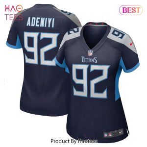 Ola Adeniyi Tennessee Titans Nike Women’s Game Jersey Navy Ola Adeniyi Tennessee Titans Nike Women’s Game Jersey Navy