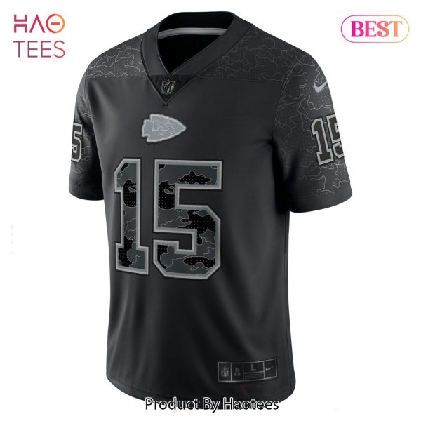 Patrick Mahomes Kansas City Chiefs Nike RFLCTV Limited Jersey Black