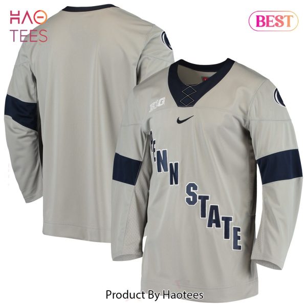 Penn State Nittany Lions Nike Replica Hockey Jersey Gray