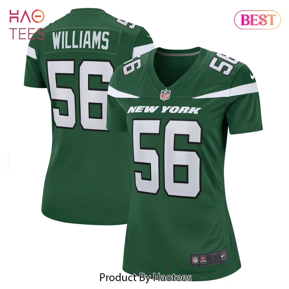 Quincy Williams New York Jets Nike Women's Game Jersey Gotham Green