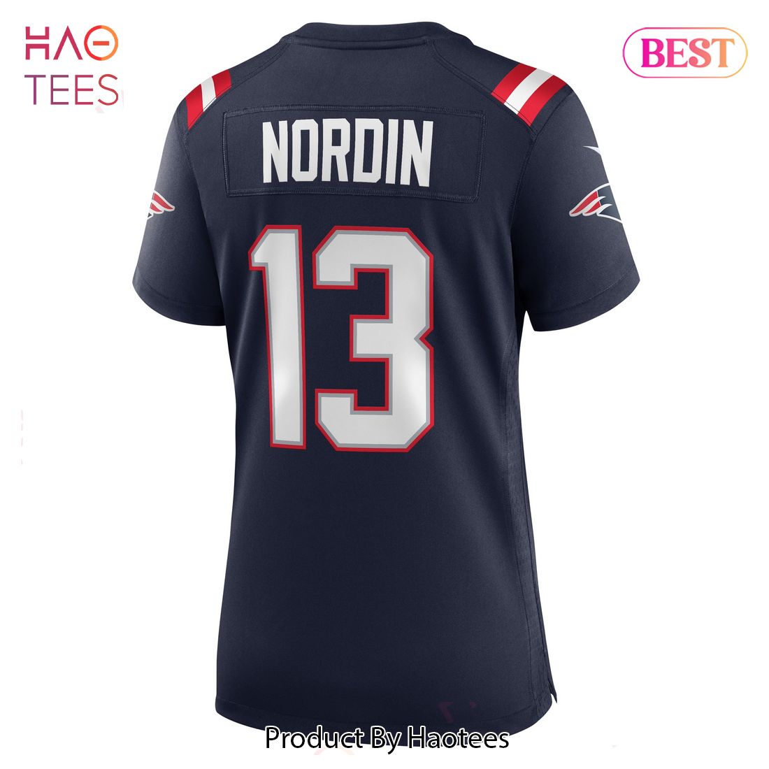 Quinn Nordin New England Patriots Nike Women's Game Player Jersey Navy