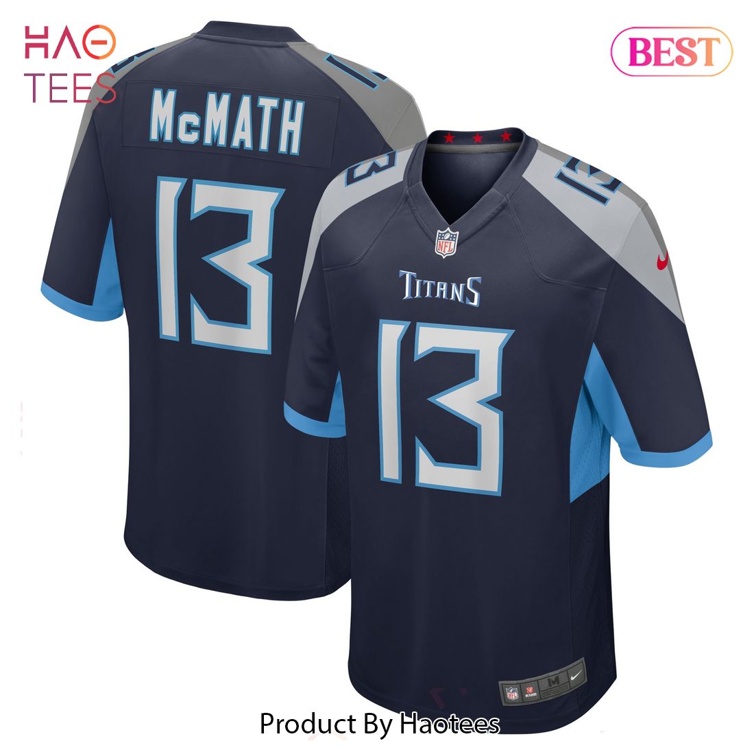 Racey McMath Tennessee Titans Nike Game Player Jersey Navy