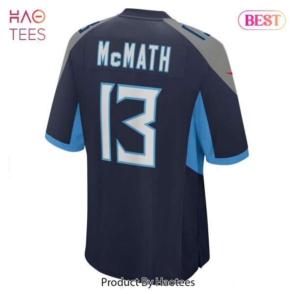 Racey McMath Tennessee Titans Nike Game Player Jersey Navy