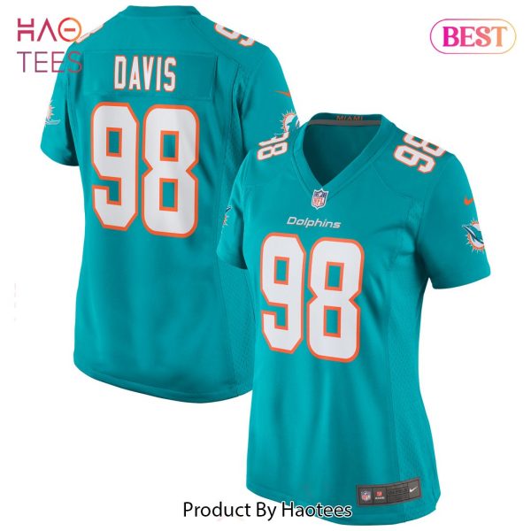 Raekwon Davis Miami Dolphins Nike Women’s Game Jersey Aqua