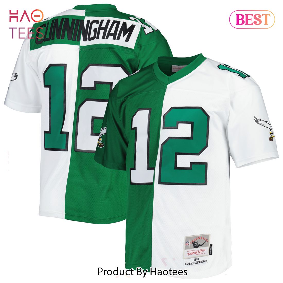 Men's Philadelphia Eagles Mitchell & Ness Kelly Green Team