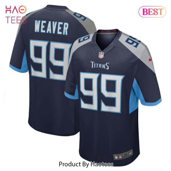 Rashad Weaver Tennessee Titans Nike Game Jersey Navy